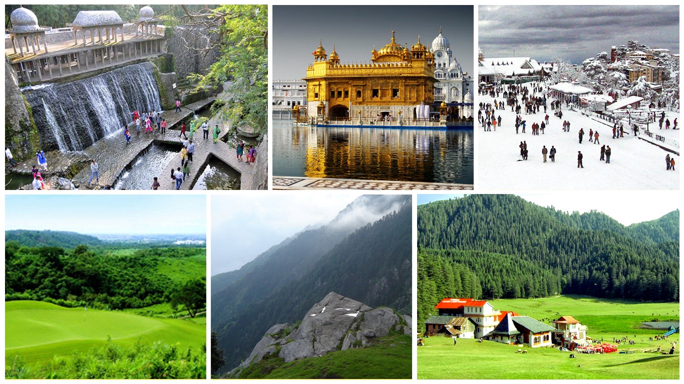Himachal with Golden Temple and Chandigarh